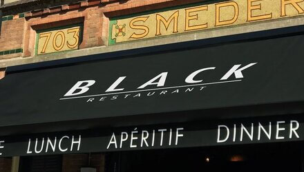 Diner Cadeau Amsterdam Restaurant Black