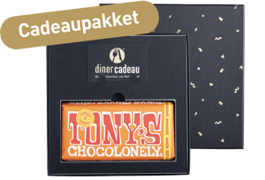 Cadeaupakket Tony's Chocolonely 'Karamel/zeezout'